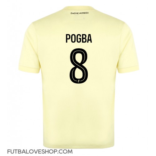 Dres AS Monaco Paul Pogba #8 Tretina 2025-26 Krátky Rukáv Dres AS Monaco Paul Pogba #8 Tretina 2025-26 Krátky Rukáv